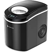 Los mejores  - Hosome Máquina para Hacer Hielo- 9 Cubitos de Hielo Listos en 6-9 Min- 12kg-26lbs en 24H- Fabricador de Hielo Portátil…